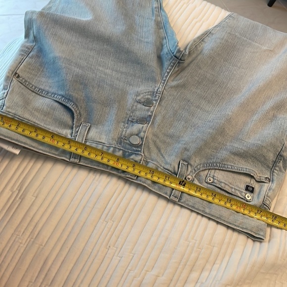 Anthropologie Nolan Ankle Exposed Button Fly Petite Jeans Coastal Cowgirl size31 - Picture 4 of 8